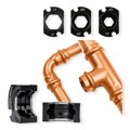 Hydraulické krimpovacie kliešte 16-32mm profilové krimpovacie kliešte na rúrky lisovacia sila 8 ton krimpovacie kliešte obrysové krimpovacie kliešte na rúrky s 3 nadstavcami