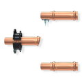Hydraulické krimpovacie kliešte 16-32mm profilové krimpovacie kliešte na rúrky lisovacia sila 8 ton krimpovacie kliešte obrysové krimpovacie kliešte na rúrky s 3 nadstavcami