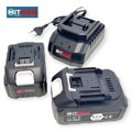 Akumulátorová uhlová brúska s digitálnym regulátorom otáčok, 125mm kotúč a tlmenie vibrácií, MAKITA platforma,  Hitman HT-BAG-1112R 62V