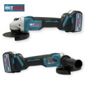 Akumulátorová uhlová brúska s digitálnym regulátorom otáčok, 125mm kotúč a tlmenie vibrácií, MAKITA platforma,  Hitman HT-BAG-1112R 62V