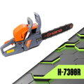 Benzínová reťazová motorová píla Haina H-7300R s výkonom  4,6 kW