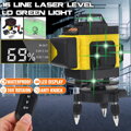 16 liniovy samonivelačný laserový nivelačný prístroj 4D so zeleným lúčom s automatickým zarovnávaním