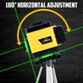 16 liniovy samonivelačný laserový nivelačný prístroj 4D so zeleným lúčom s automatickým zarovnávaním