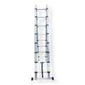 Dvojdielny hliníkový rebrík, teleskopický, viacúčelový, 5 metrov, (2,5+2,5) nosnosť 150 kg