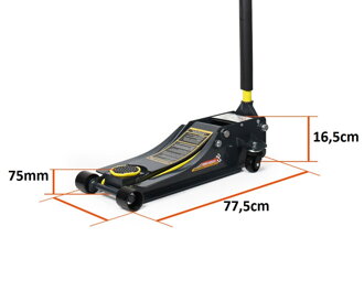 Kraftech nízkoprofilový zdvihák hever 5,5 T s pojazdom
