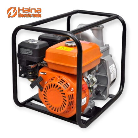 Benzínové motorové čerpadlo, 7,5 HP, 1100 l/min, 192 cm³, 80 mm (3 col) pripojenie - Haina H-GPUMP-80X